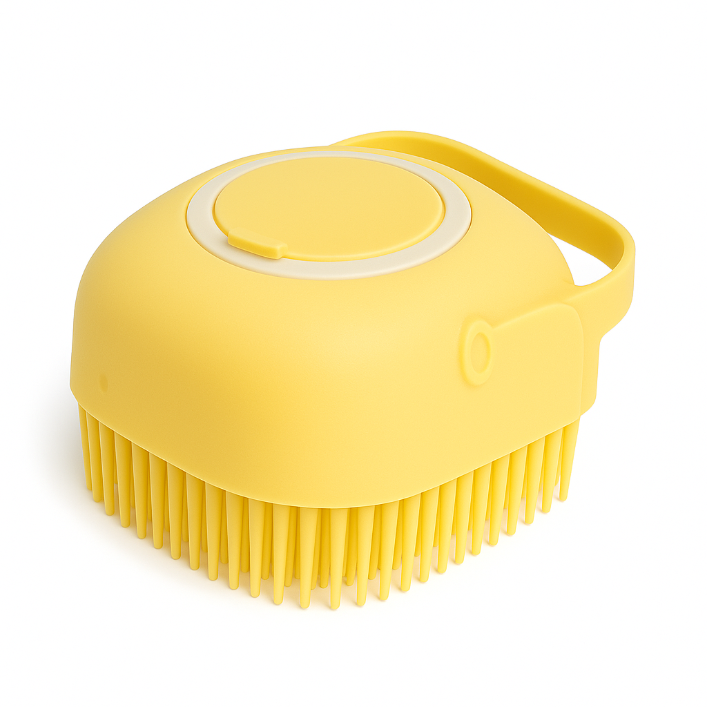 PawBunkers Anti-Flea Pet Shampoo Massager Brush